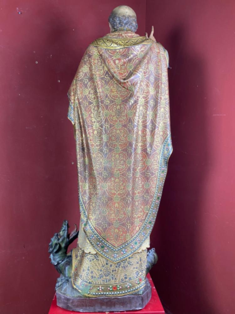 1 Gothic - style St. Ignatius Statue