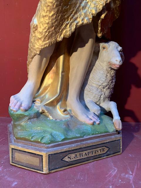 1 Gothic - style St. John Baptist Statue