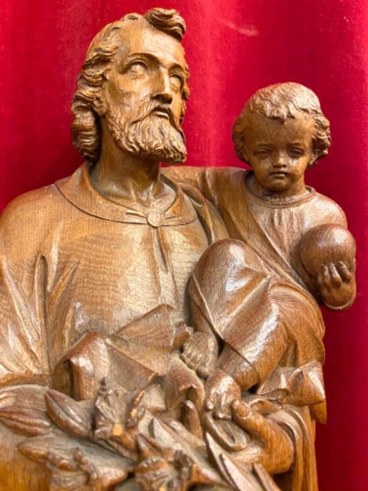 1 Gothic - Style St. Joseph Statue