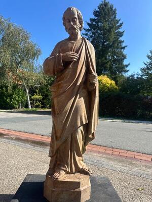 1 Gothic - Style St. Joseph Statue Suitable For Outdoor Use !