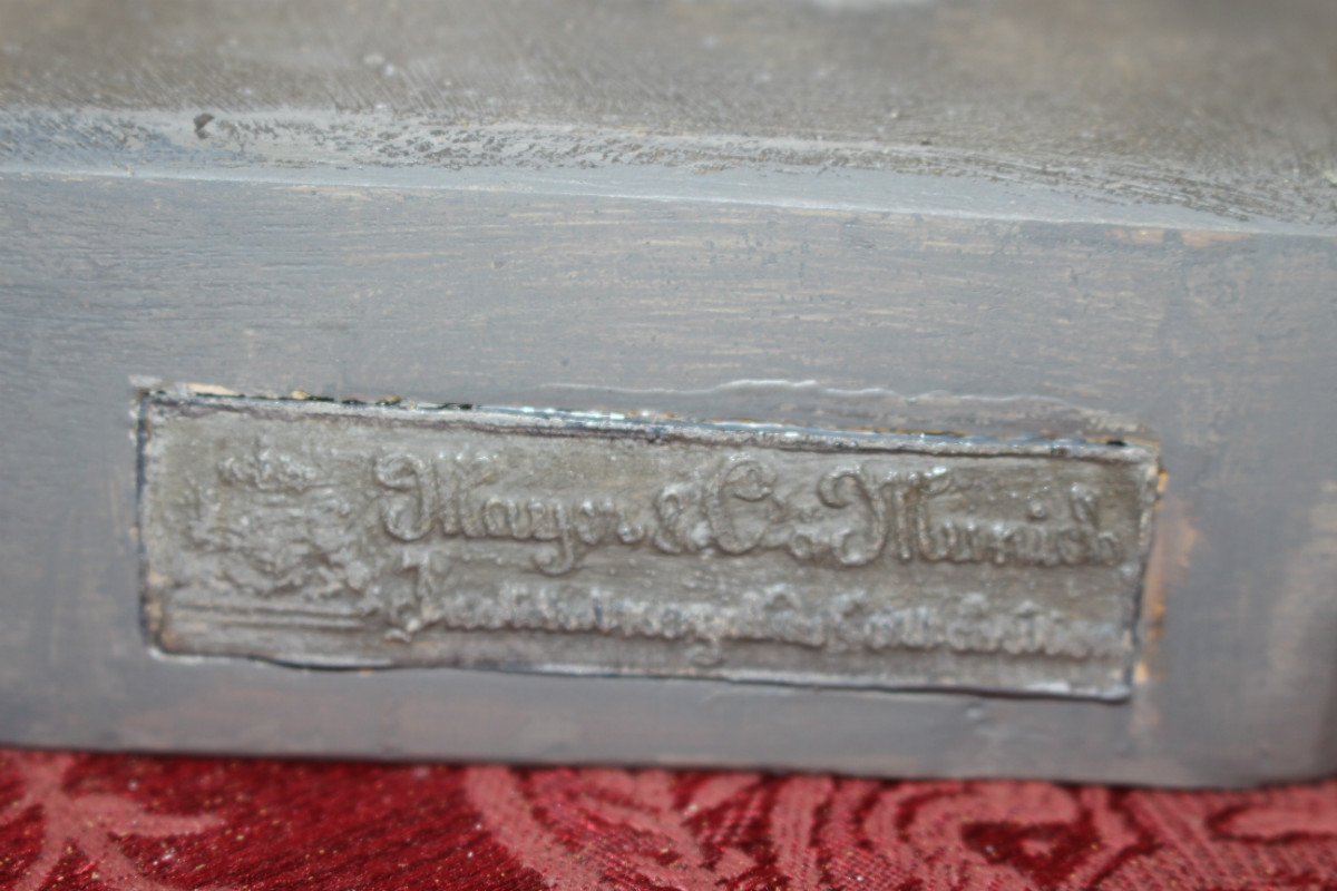 1 Gothic - style St. Mary Statue By : Mayer - Munich.