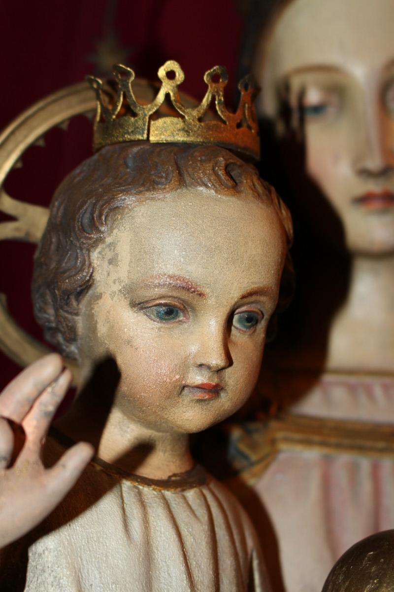 1 Gothic - style St. Mary Statue By : Mayer - Munich.