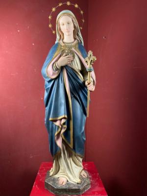 1 Gothic - style St. Mary Statue By: Mayer Munich