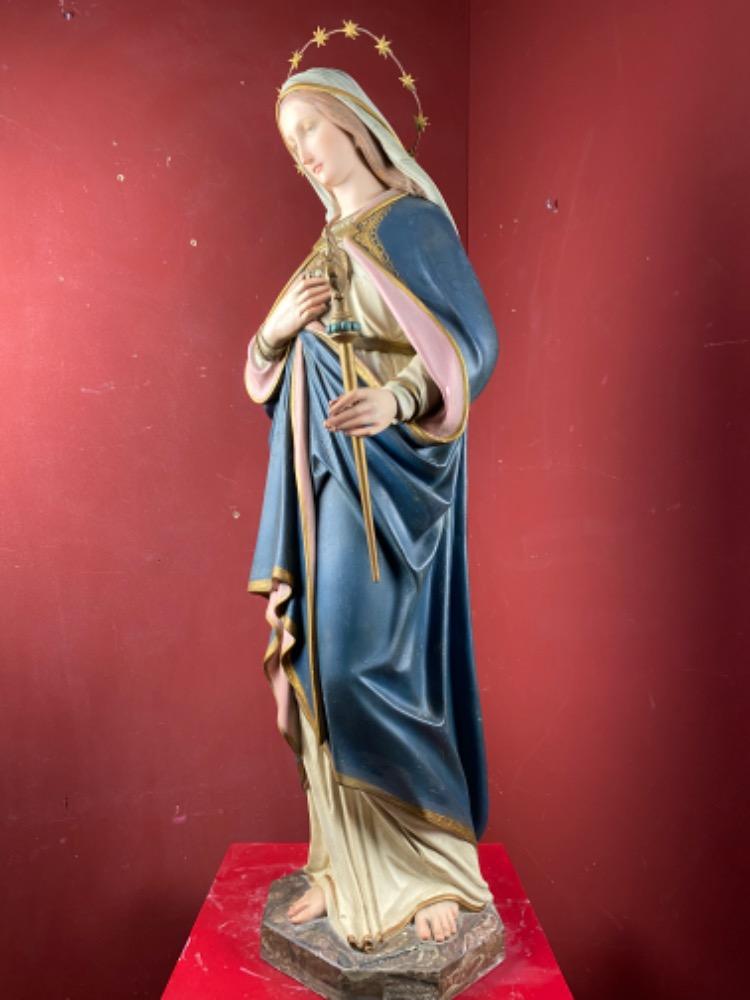 1 Gothic - style St. Mary Statue By: Mayer Munich