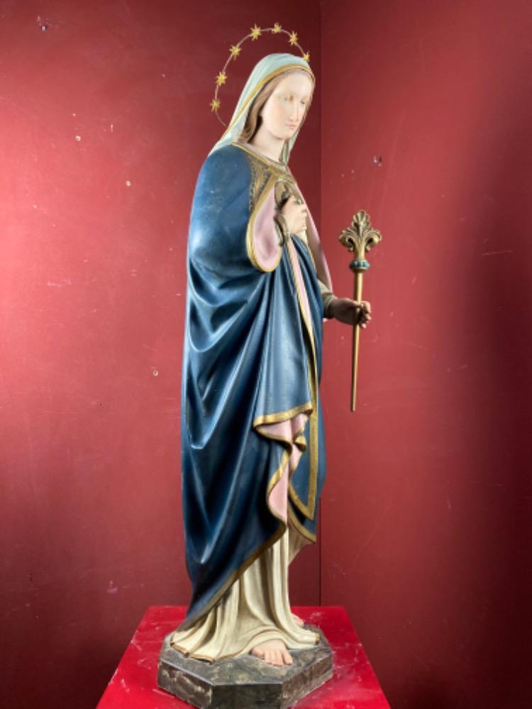 1 Gothic - style St. Mary Statue By: Mayer Munich