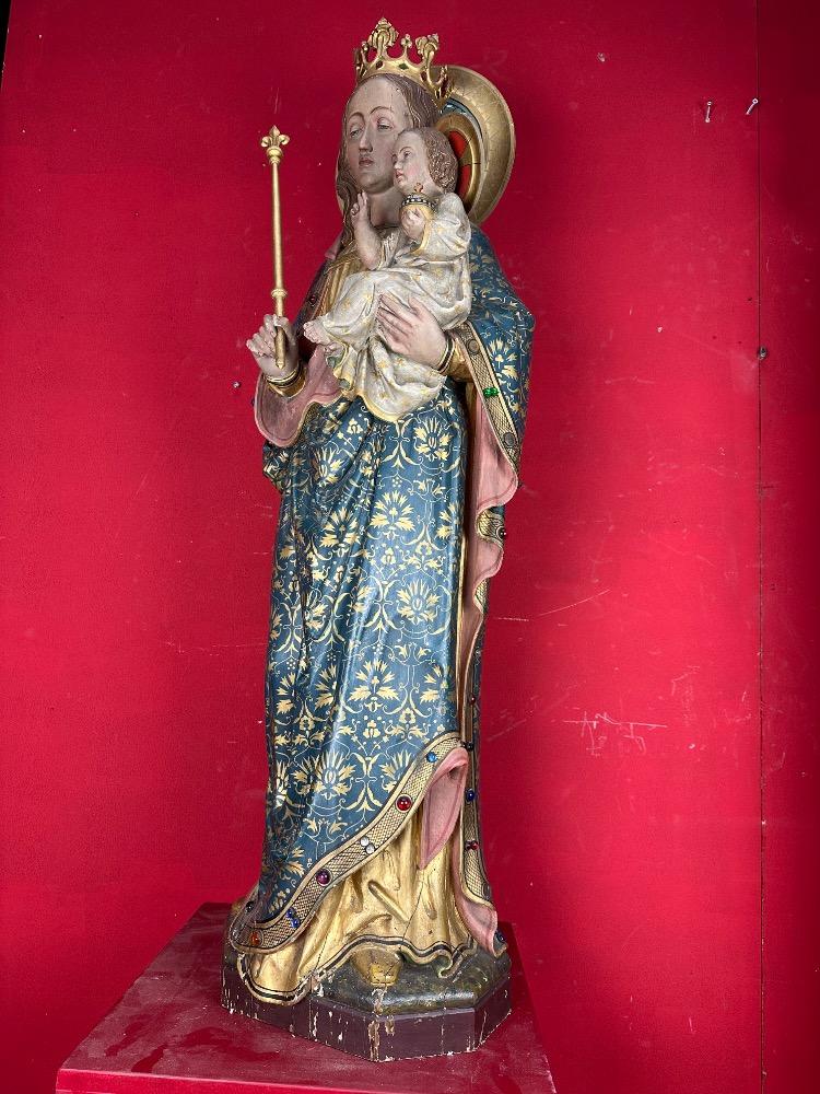 1 Gothic - Style St. Mary With Child