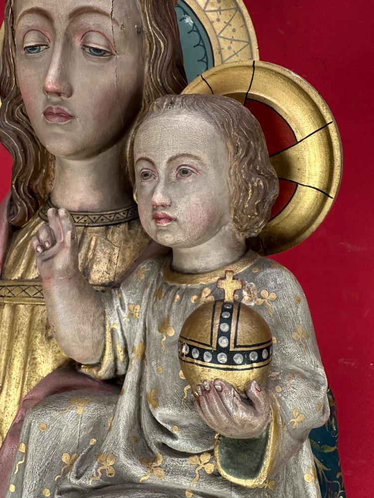 1 Gothic - Style St. Mary With Child