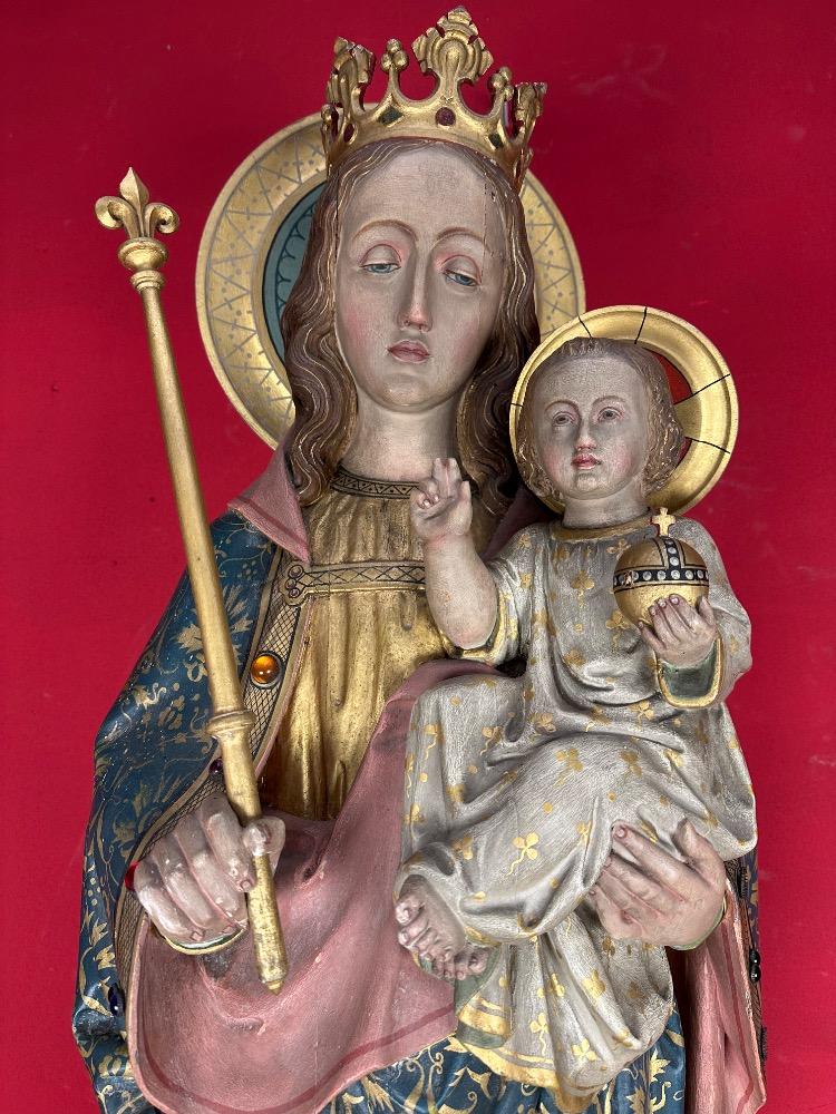 1 Gothic - Style St. Mary With Child