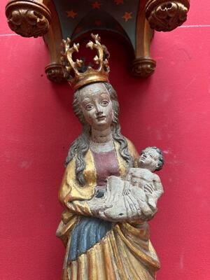 1 Gothic - Style St. Mary With Child