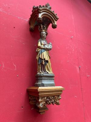 1 Gothic - Style St. Mary With Child