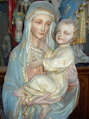 1 Gothic - Style St. Mary With Child