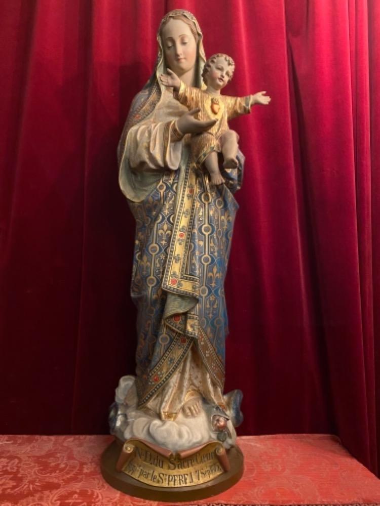 1 Gothic - Style St. Mary With Child