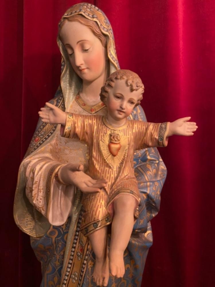1 Gothic - Style St. Mary With Child