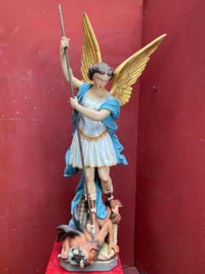 1 Gothic - style St. Michael Statue