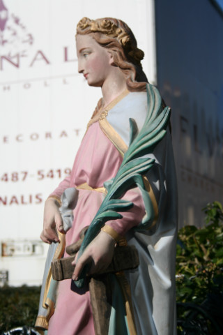1 Gothic - style St. Philomena Statue