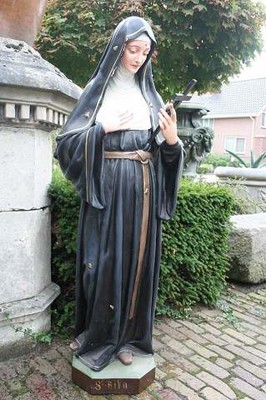 1 Gothic - Style St. Rita Statue