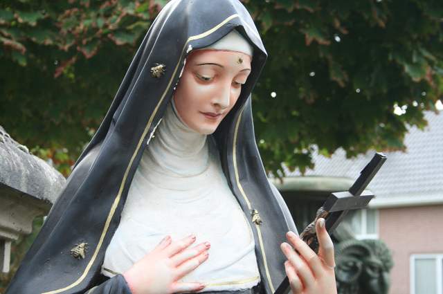 1 Gothic - Style St. Rita Statue