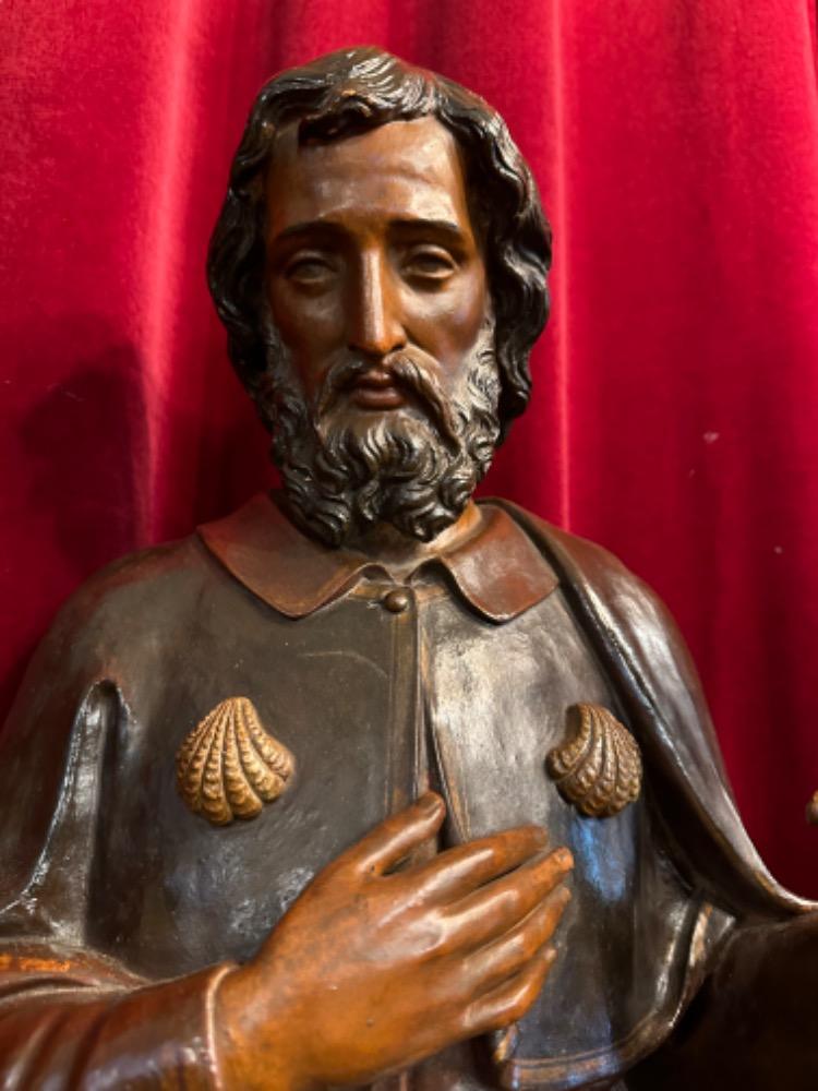 1 Gothic - Style St. Rochus Statue