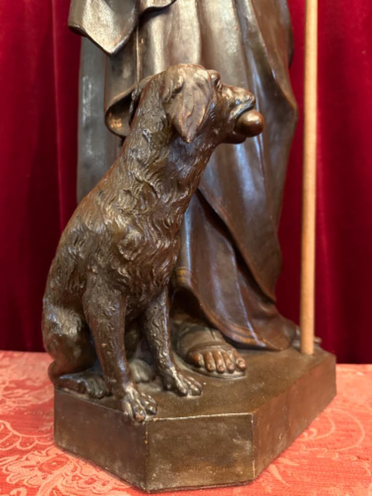 1 Gothic - Style St. Rochus Statue