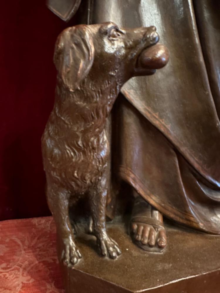 1 Gothic - Style St. Rochus Statue