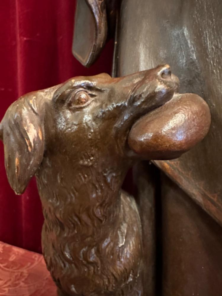 1 Gothic - Style St. Rochus Statue