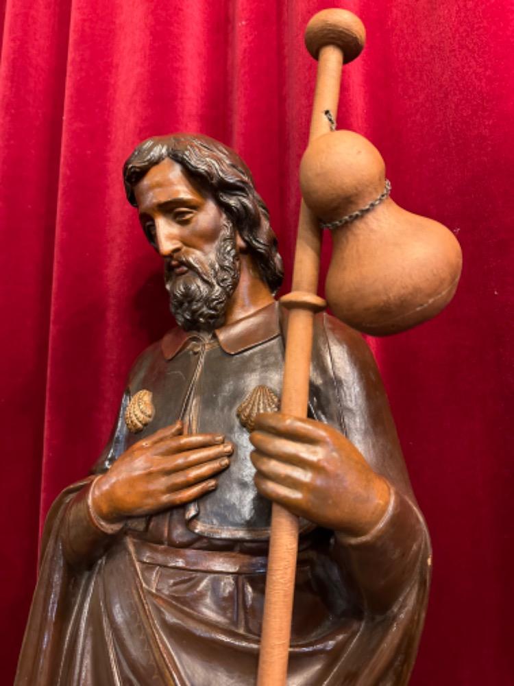 1 Gothic - Style St. Rochus Statue