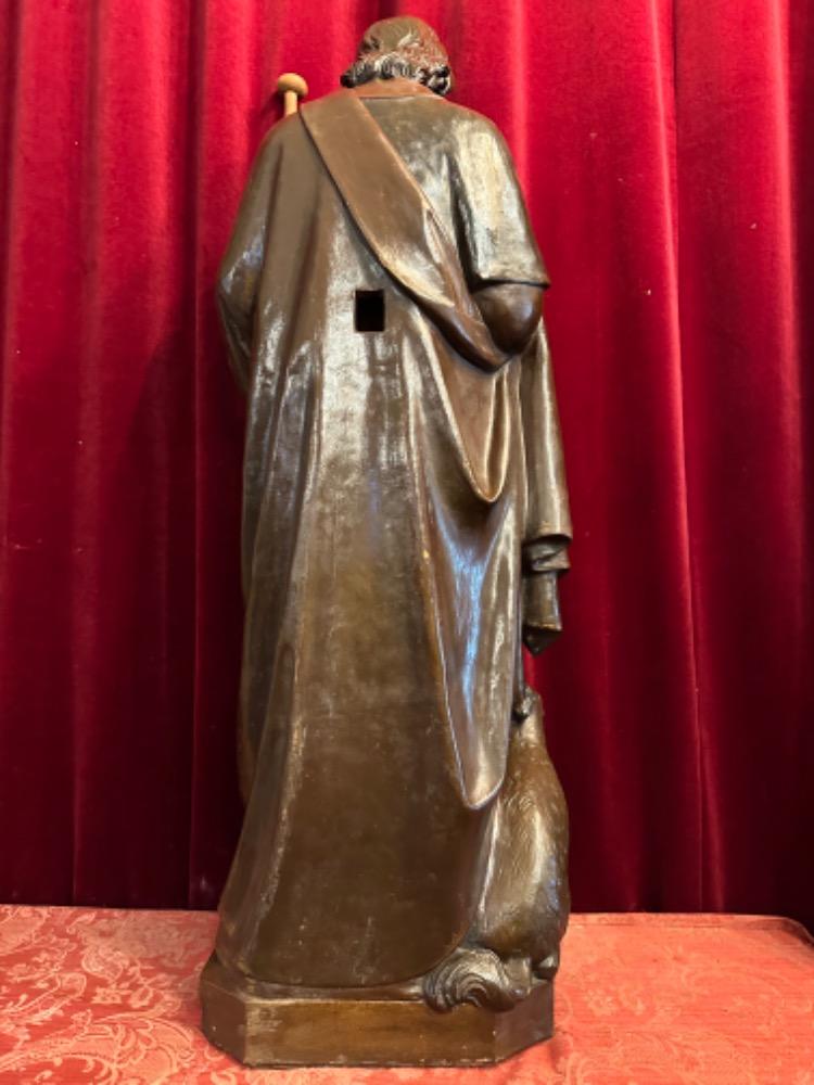 1 Gothic - Style St. Rochus Statue