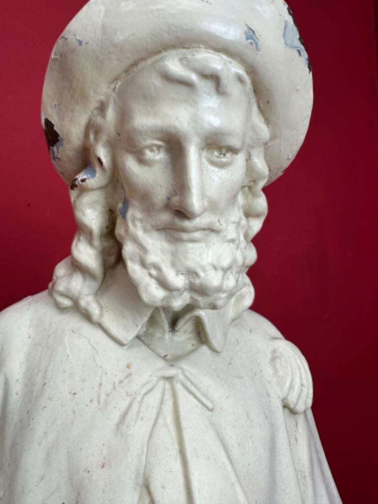 1 Gothic - Style St. Rochus Statue Suitable For Outdoor Use !