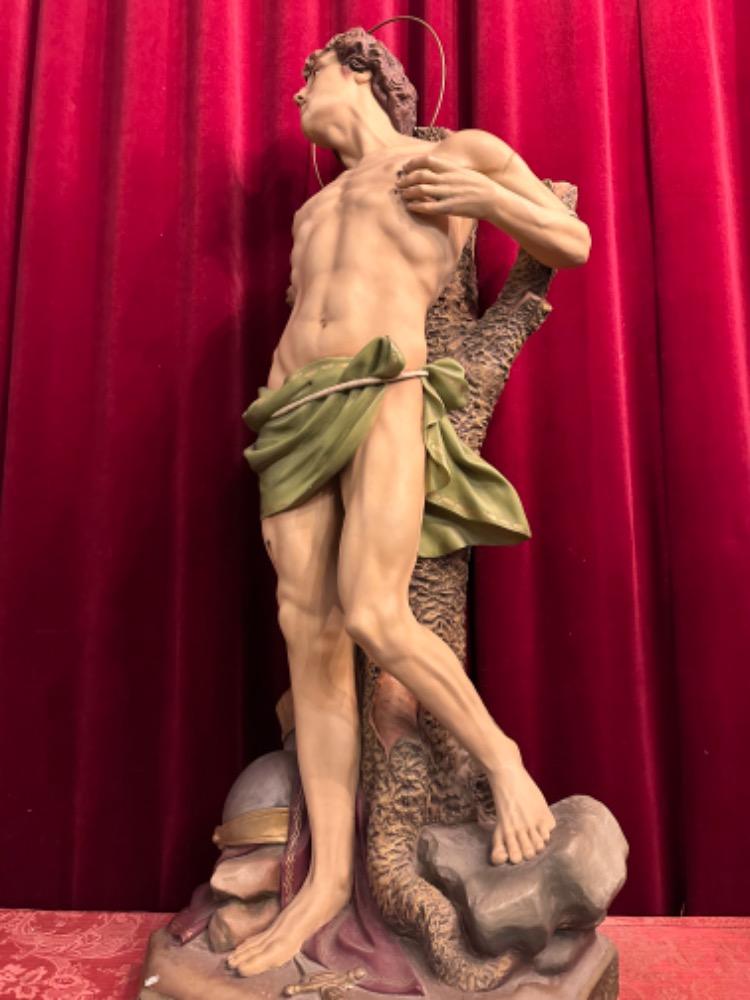 1 Gothic - Style St. Sebastian Statue