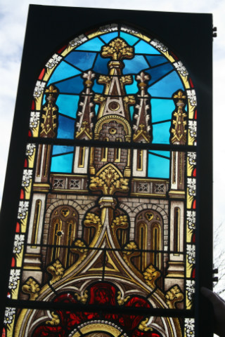 1 Gothic - style Stainded Glass Window