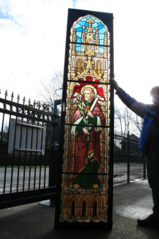 1 Gothic - style Stainded Glass Window
