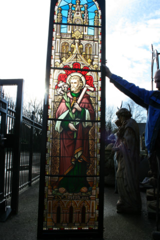 1 Gothic - style Stainded Glass Window