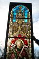 Stainded Glass Window style Gothic - style en glass, Belgium 19th century