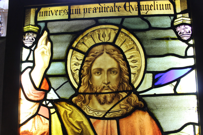 1 Gothic - style Stained Glass Window