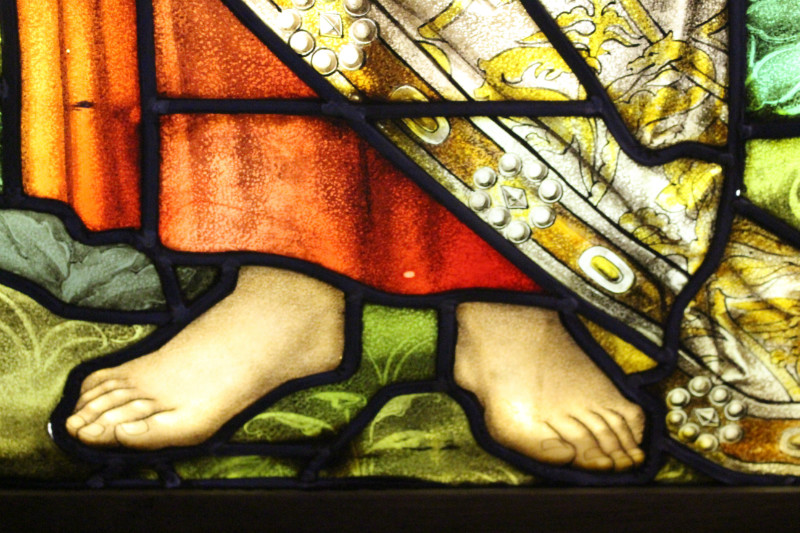 1 Gothic - style Stained Glass Window