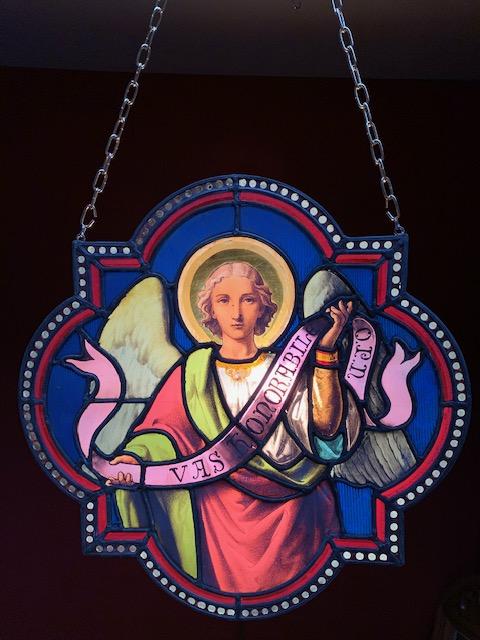 1 Gothic - style Stained Glass Window