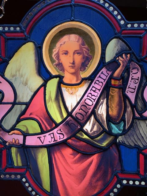 1 Gothic - style Stained Glass Window