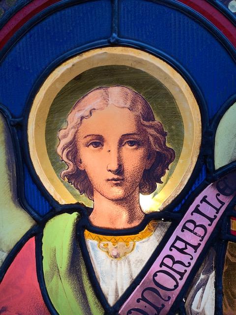 1 Gothic - style Stained Glass Window