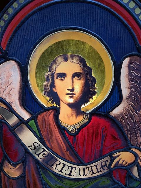 1 Gothic - style Stained Glass Window