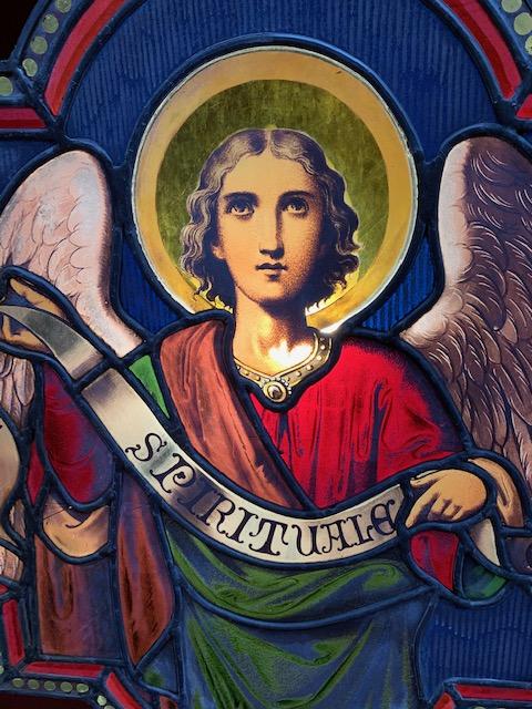 1 Gothic - style Stained Glass Window