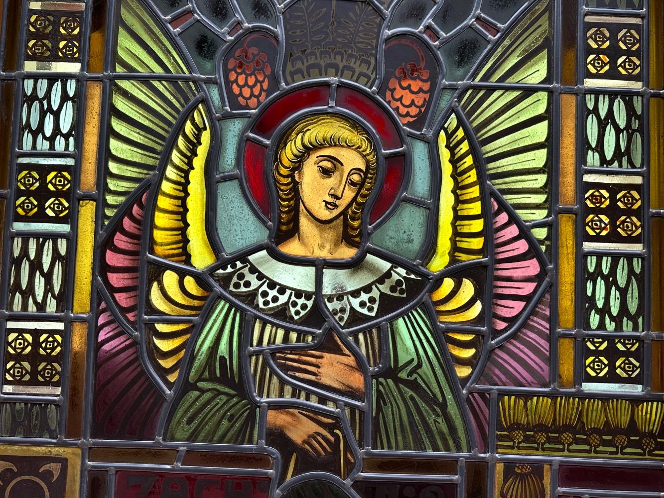 1 Gothic - Style Stained Glass Window