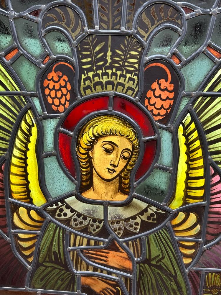 1 Gothic - Style Stained Glass Window