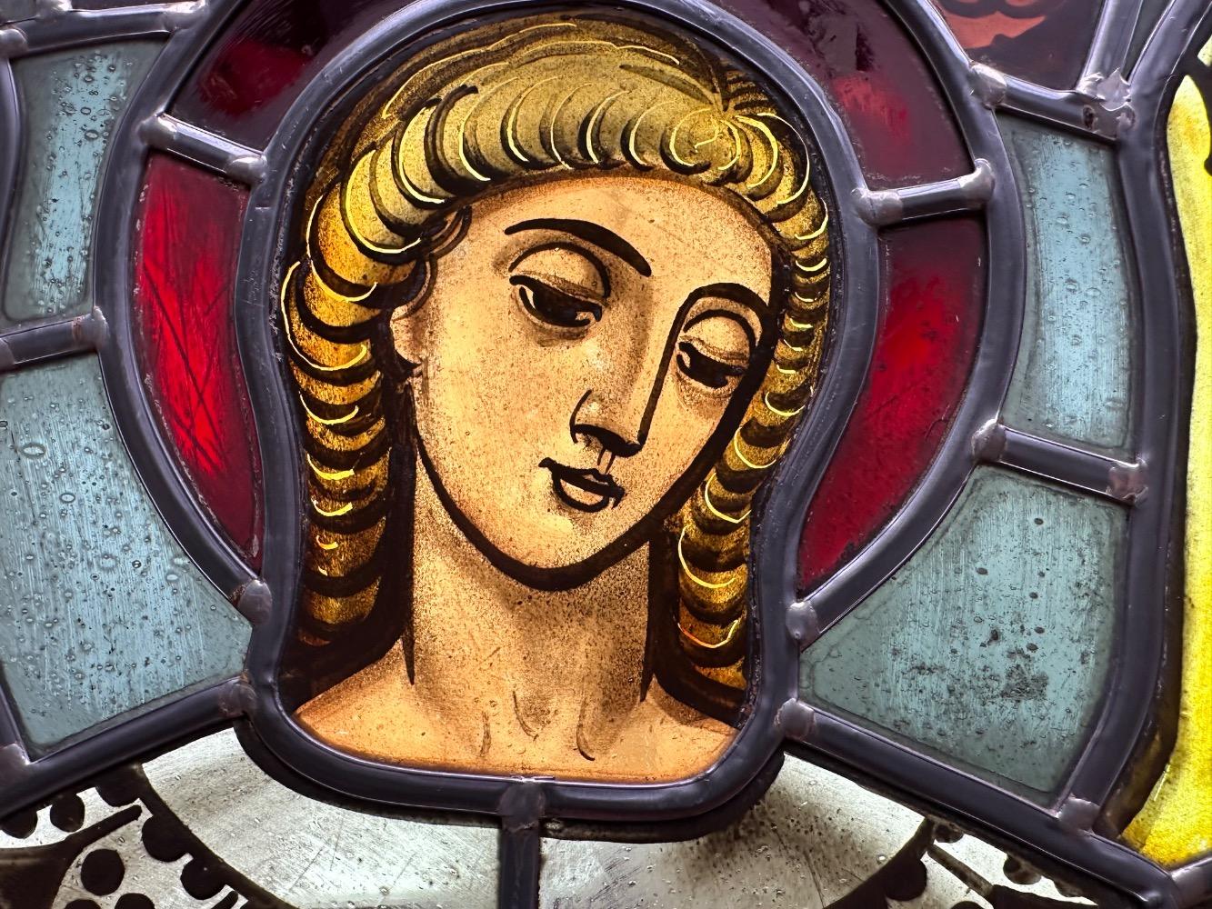 1 Gothic - Style Stained Glass Window