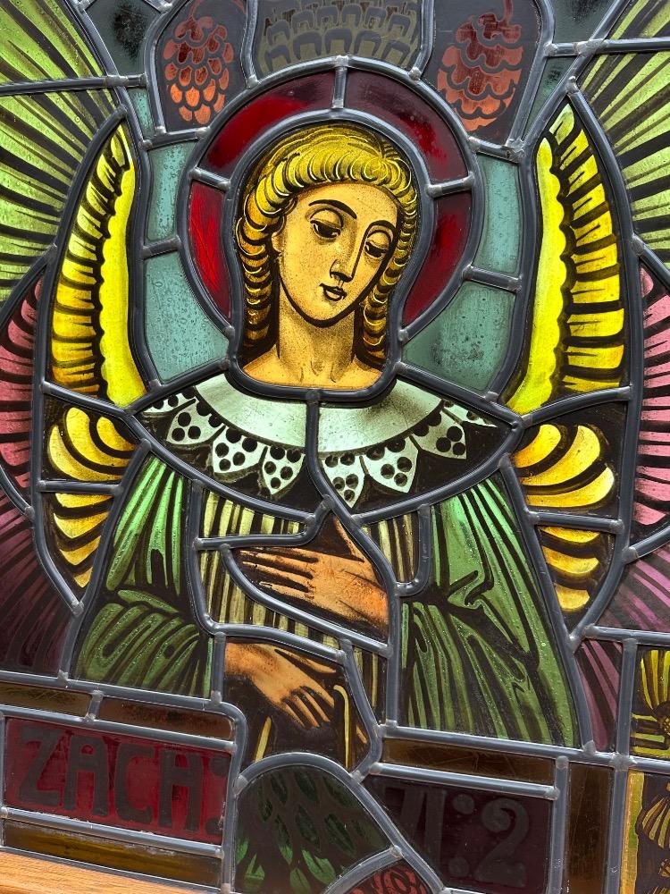 1 Gothic - Style Stained Glass Window