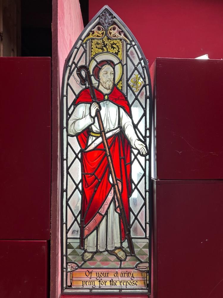 1 Gothic - Style Stained Glass Window