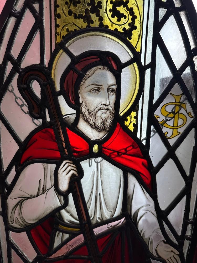 1 Gothic - Style Stained Glass Window