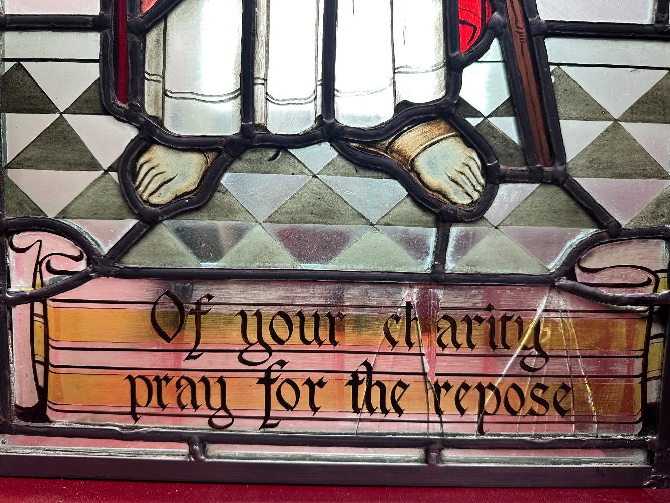 1 Gothic - Style Stained Glass Window