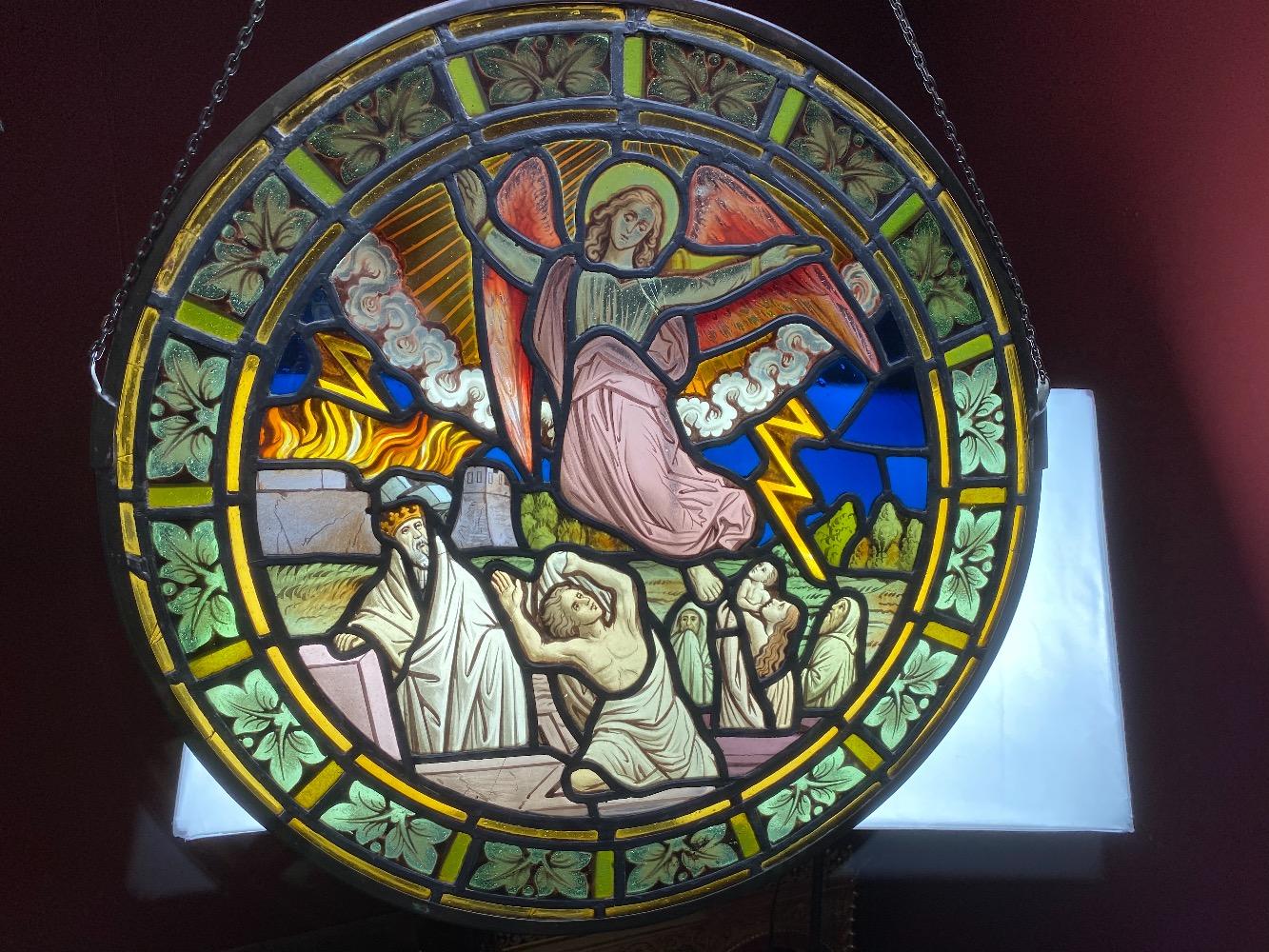 1 Gothic - Style Stained Glass Window