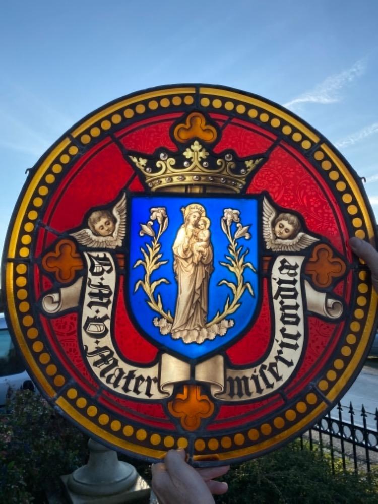 1 Gothic - style Stained Glass Window