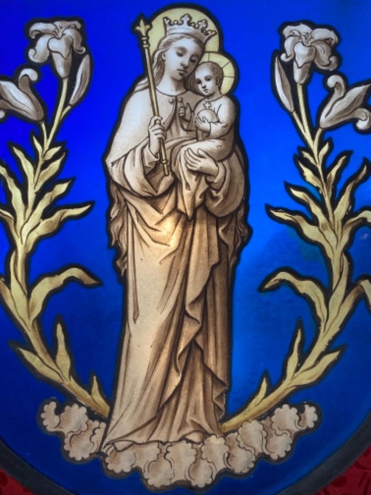 1 Gothic - style Stained Glass Window